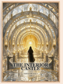 The Interior Castle watercolour book poster by Teresa of Avila – framed literary art print