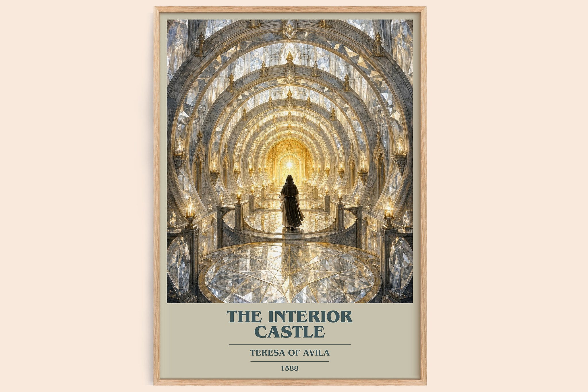 The Interior Castle Book Cover Poster by Teresa of Avila