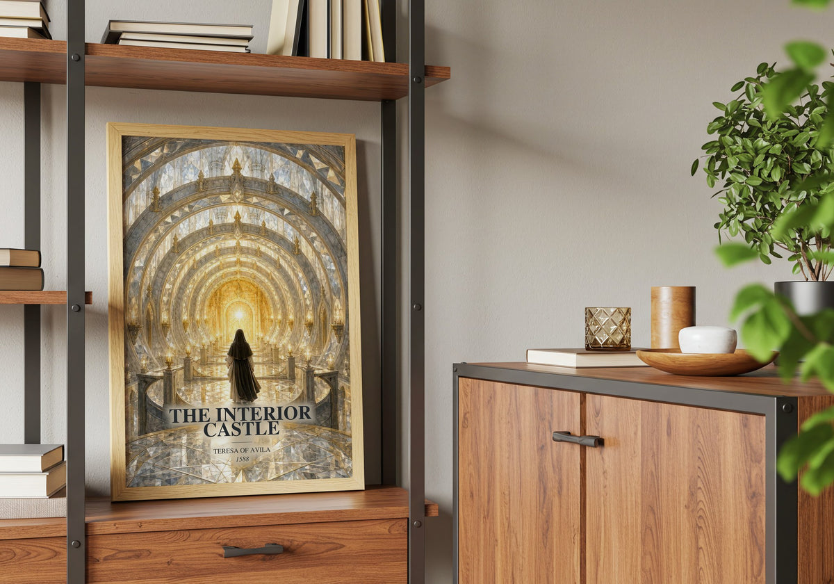 The Interior Castle book watercolour illustration paper finish options – matte satin gloss