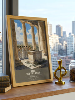 The Suppliants book cover poster colour and style options – Aeschylus book art