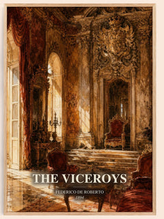 The Viceroys watercolour book poster by Federico De Roberto – framed literary art print