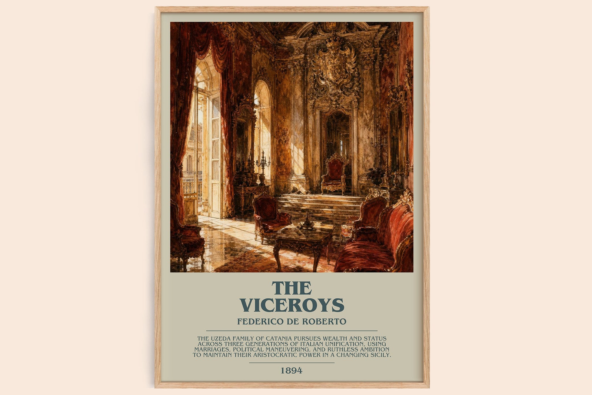 The Viceroys Bookish Wall Art by Federico De Roberto
