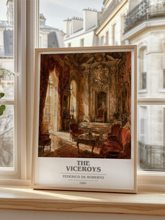 The Viceroys book cover poster colour and style options – Federico De Roberto book art