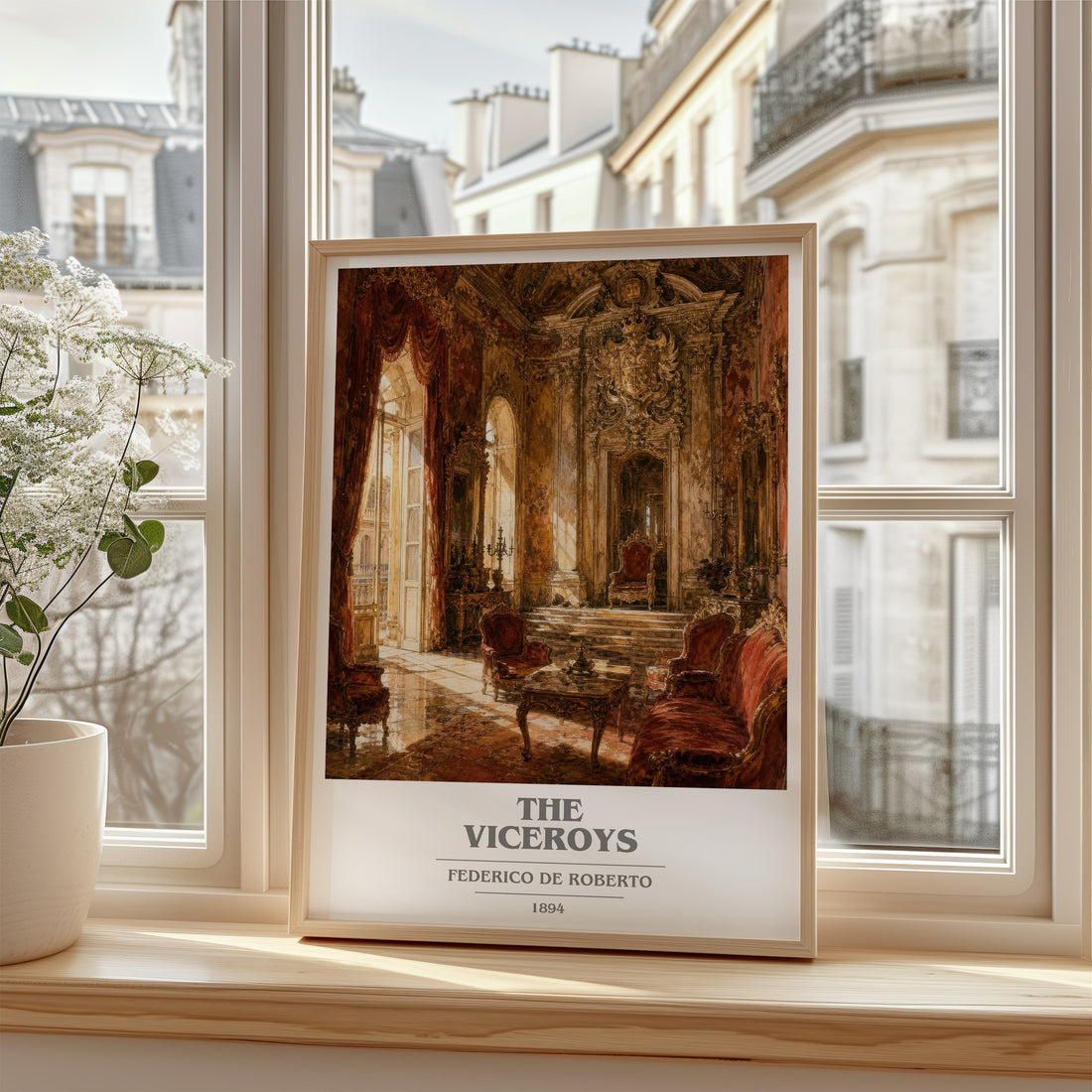 The Viceroys book cover poster colour and style options – Federico De Roberto book art
