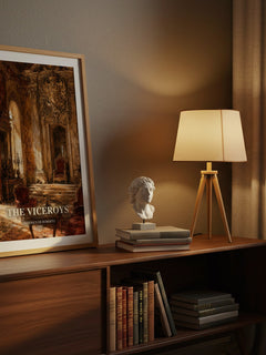 The Viceroys watercolour print on bookshelf – Federico De Roberto fan gift