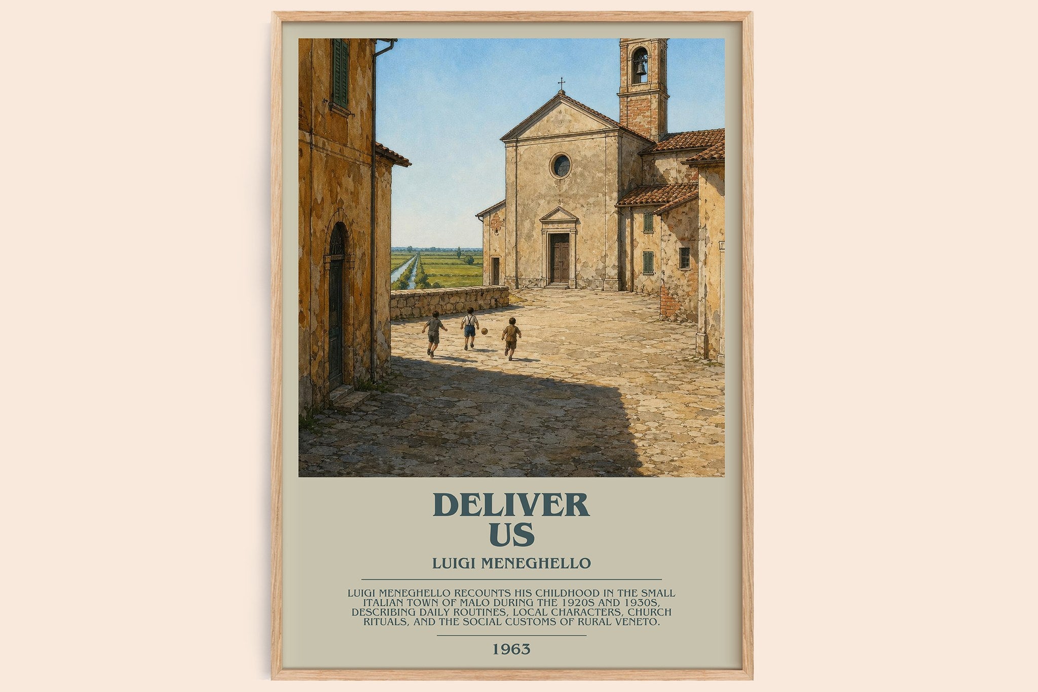 Deliver Us Bookish Wall Art by Luigi Meneghello