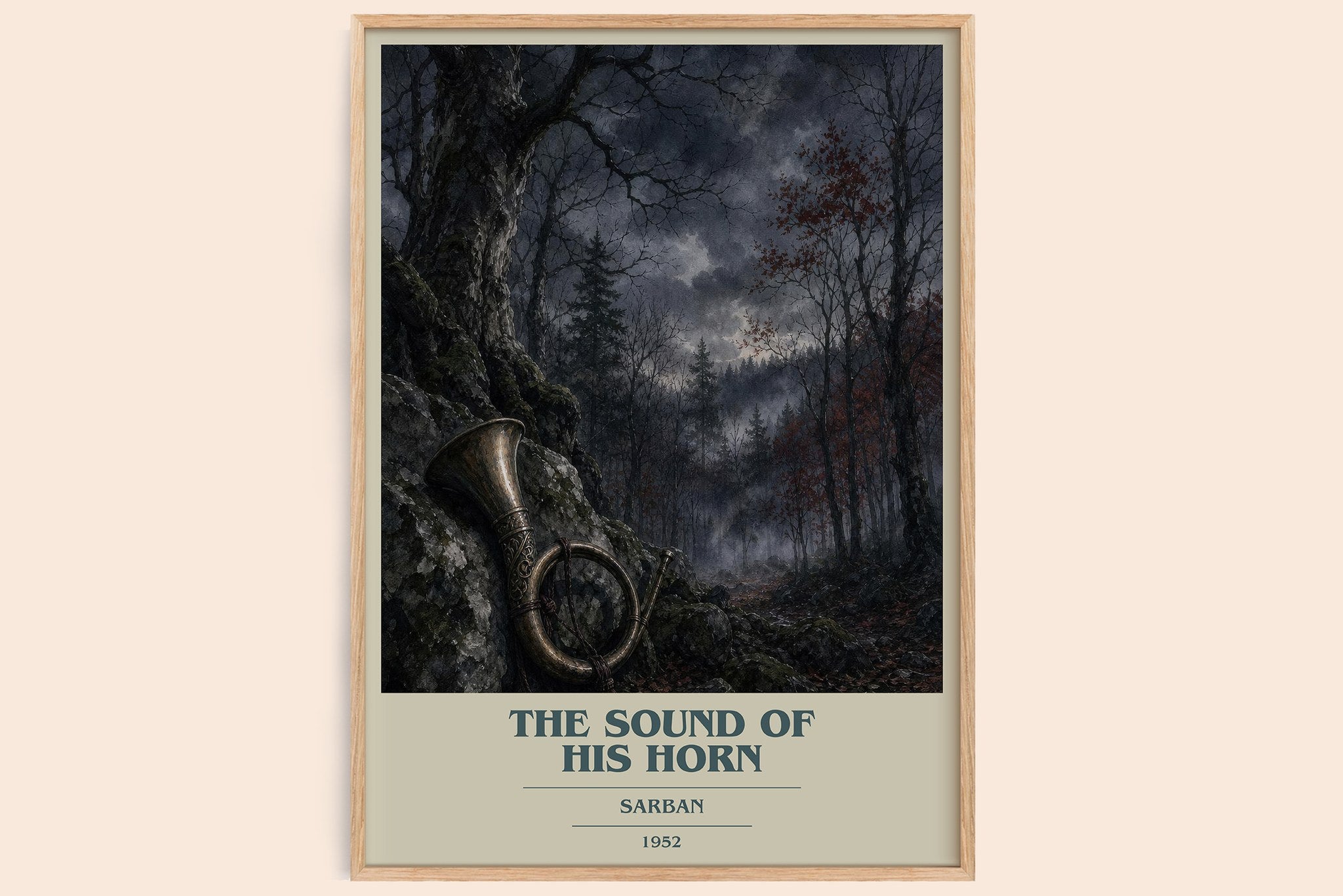 The Sound Of His Horn Book Cover Poster by Sarban