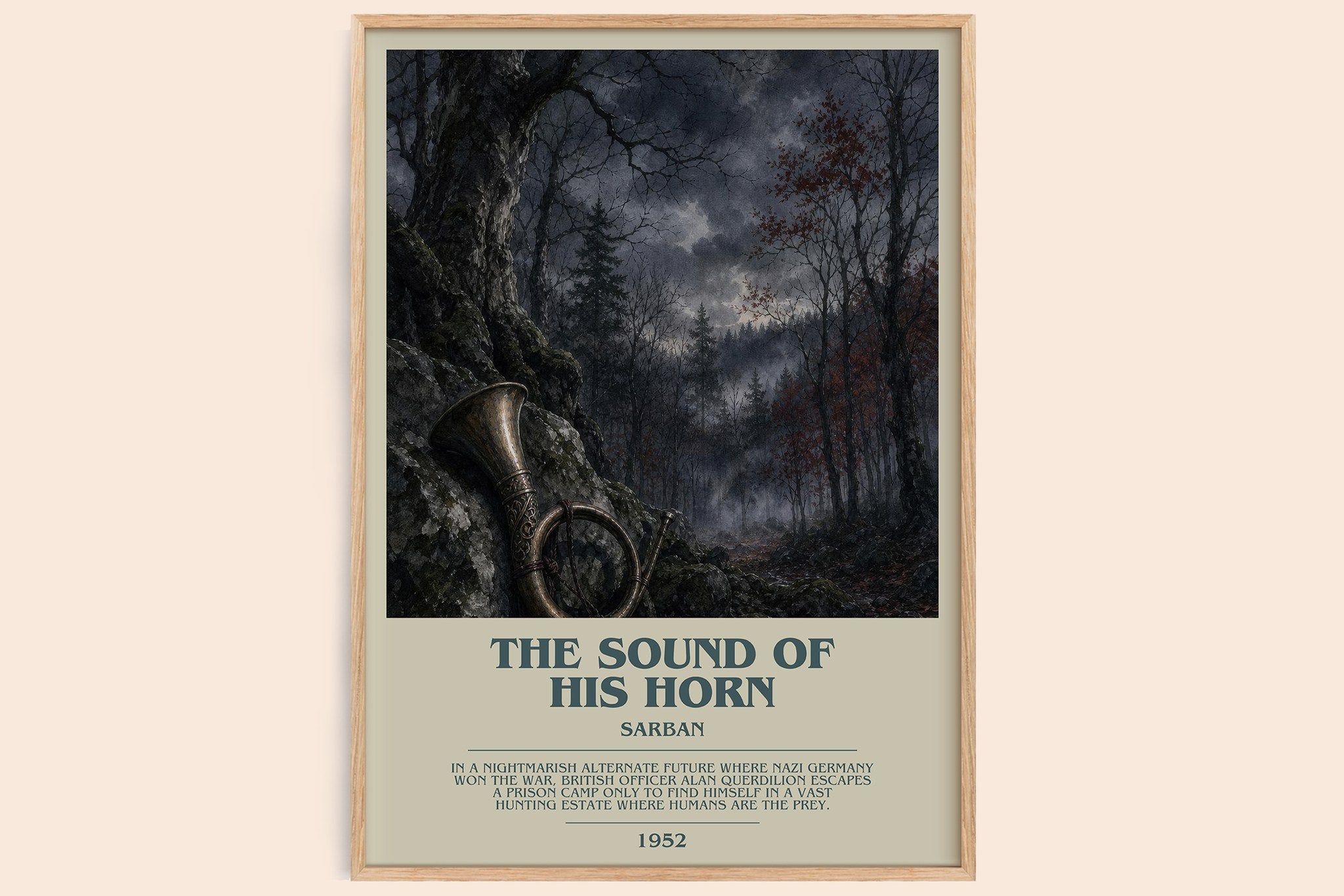 The Sound Of His Horn Bookish Wall Art by Sarban