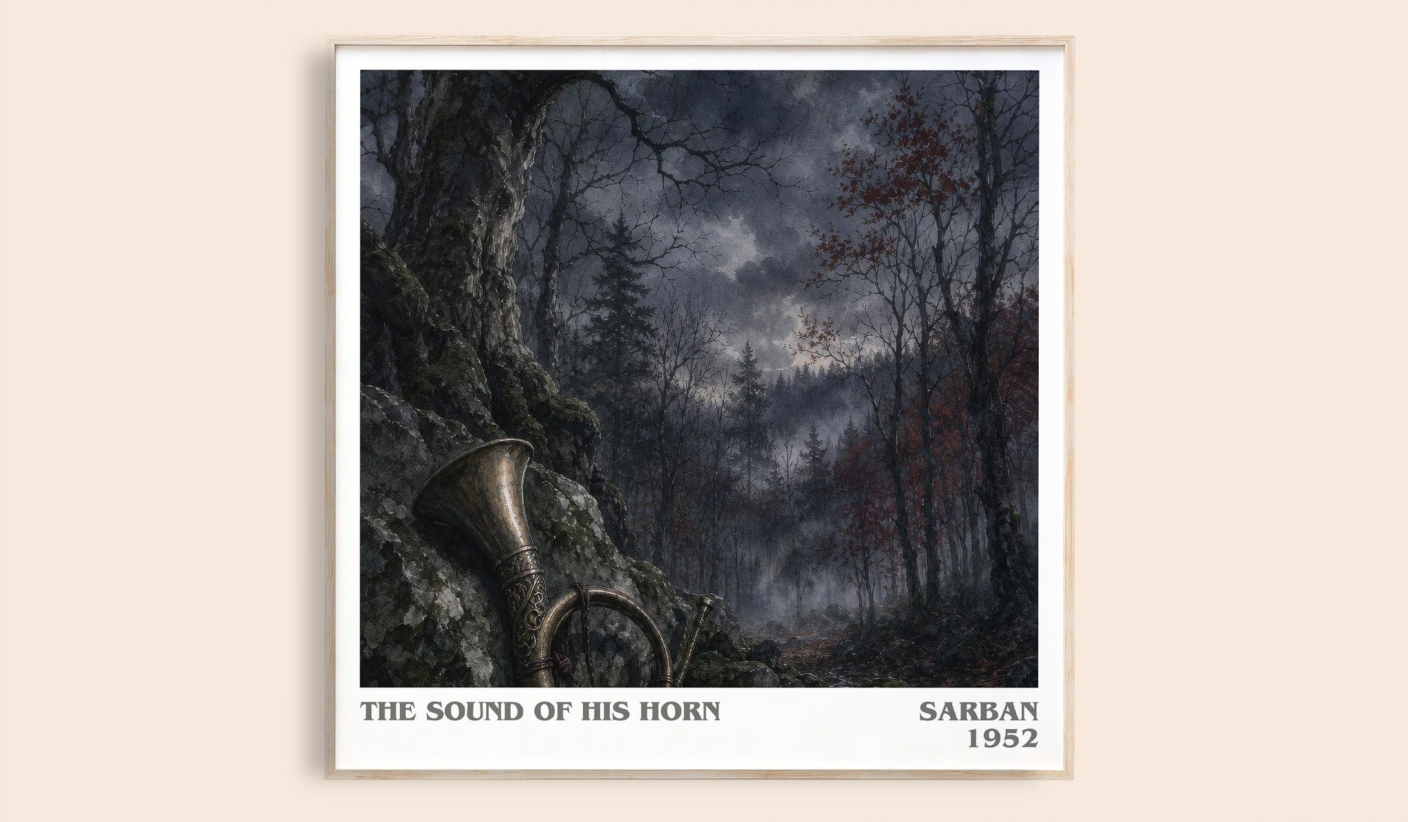 The Sound Of His Horn Literary Art Print by Sarban