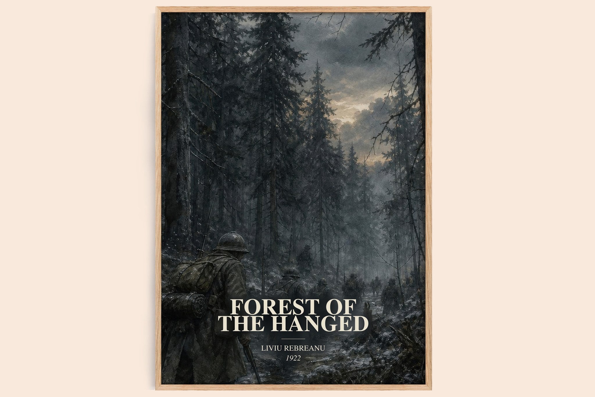 Forest of the Hanged Book Watercolour Illustration by Liviu Rebreanu