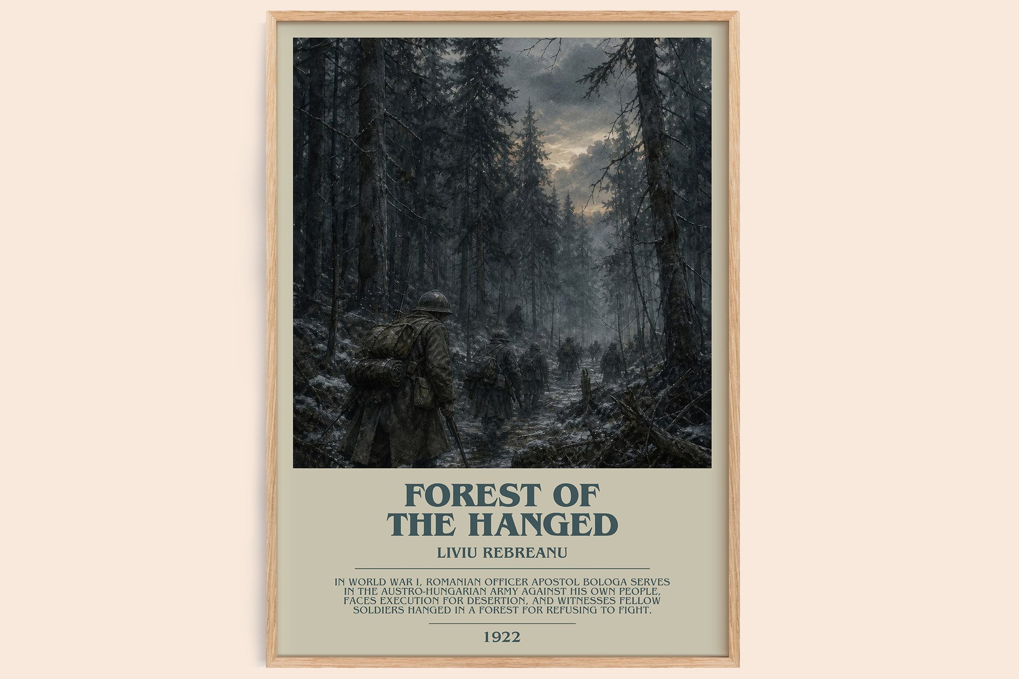 Forest of the Hanged Bookish Wall Art by Liviu Rebreanu