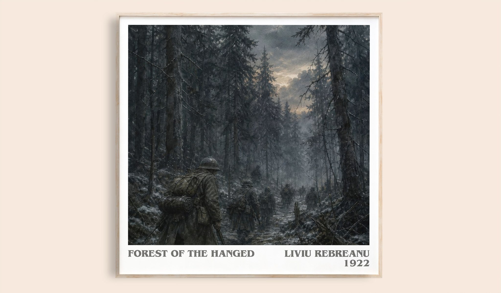 Forest of the Hanged Literary Art Print by Liviu Rebreanu