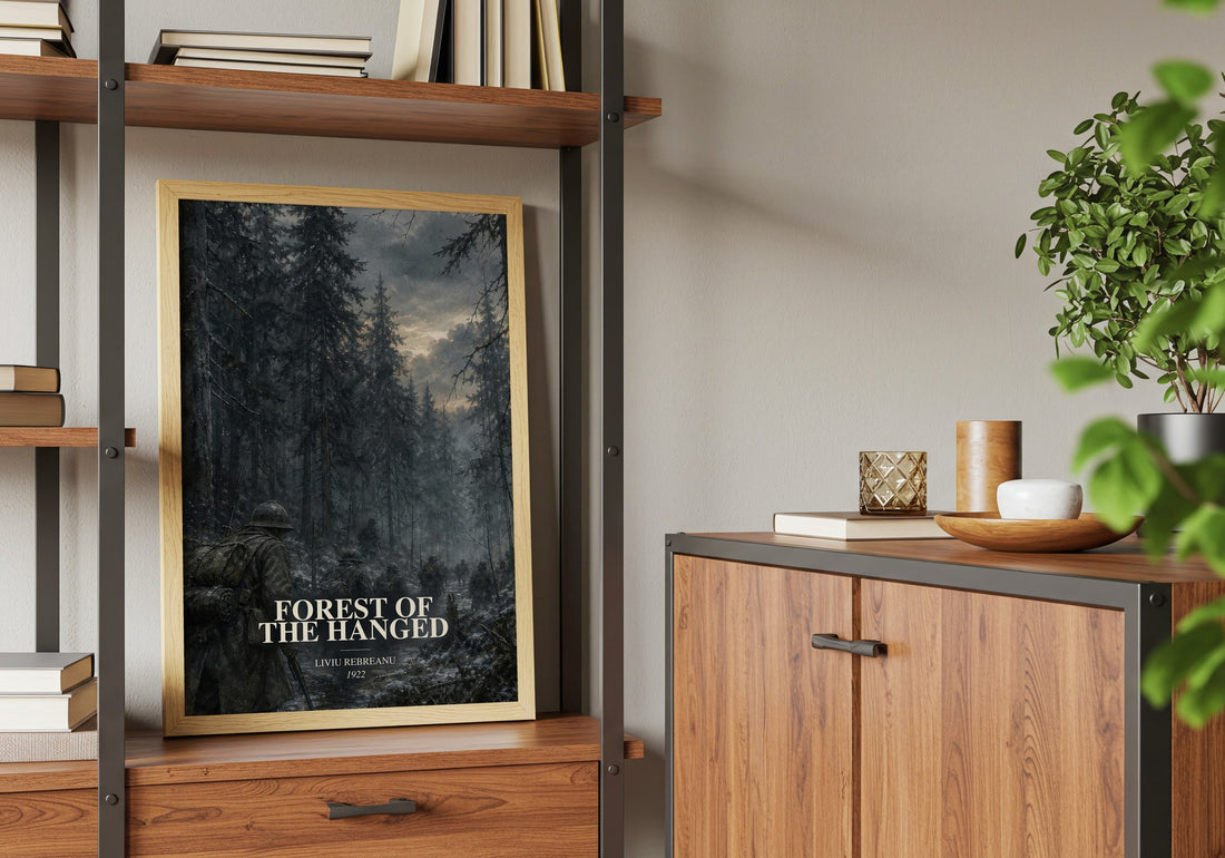 Forest of the Hanged book watercolour illustration paper finish options – matte satin gloss