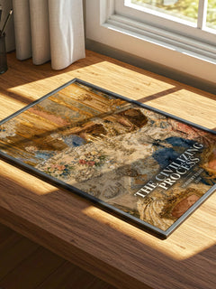 The Civilizing Process watercolour book poster framed on wall – non fiction wall art