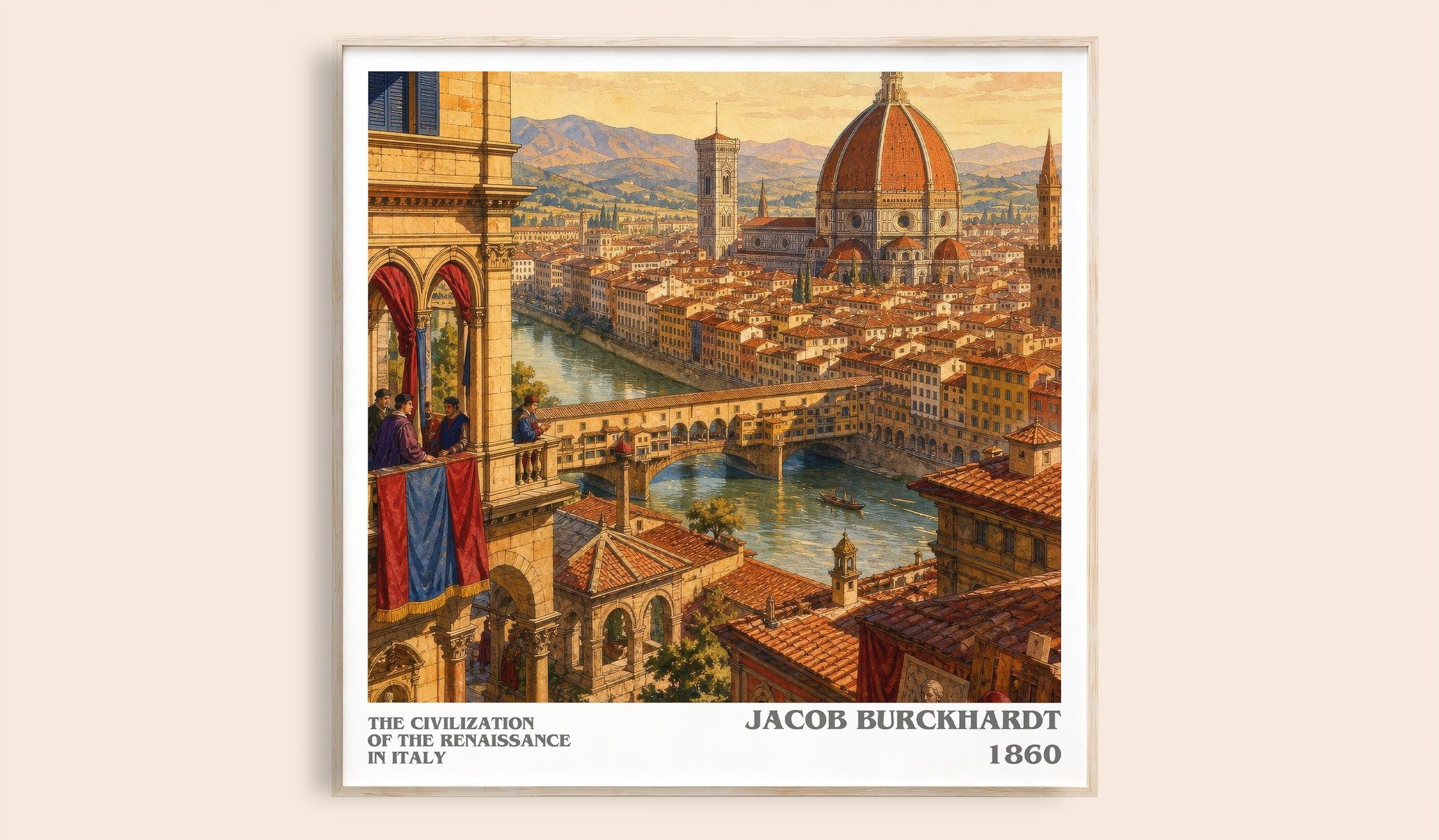 Civilization Of The Renaissance In Italy Literary Art Print by Jacob Burckhardt