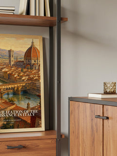The Civilization Of The Renaissance In Italy book watercolour illustration paper finish options – matte satin gloss