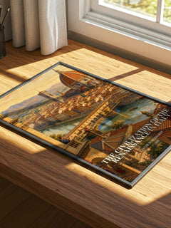 The Civilization Of The Renaissance In Italy watercolour book poster framed on wall – non fiction wall art
