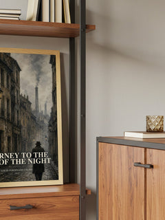 Journey to the End of The Night book watercolour illustration paper finish options – matte satin gloss