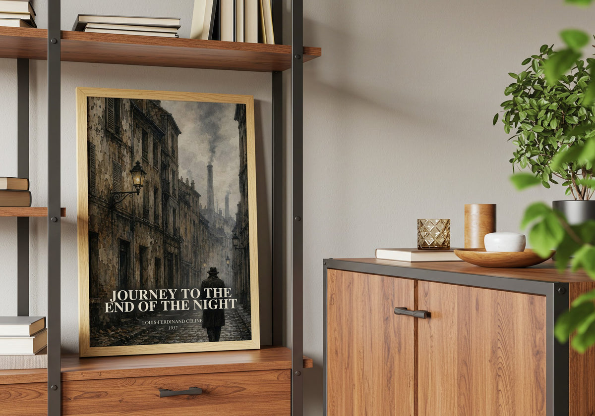 Journey to the End of The Night book watercolour illustration paper finish options – matte satin gloss
