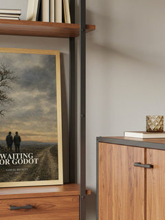 Waiting for Godot book watercolour illustration paper finish options – matte satin gloss