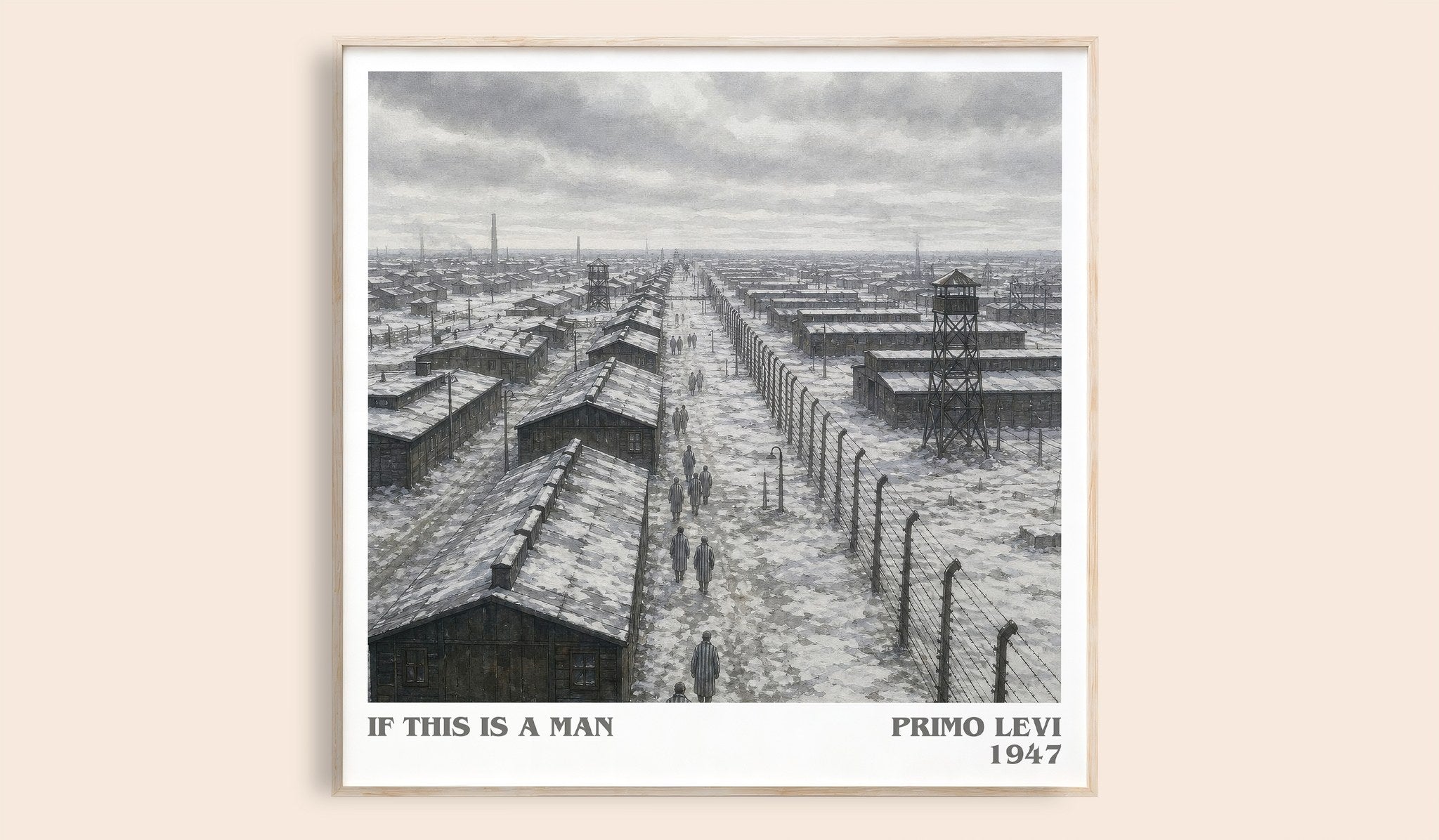 If This Is a Man Literary Art Print by Primo Levi