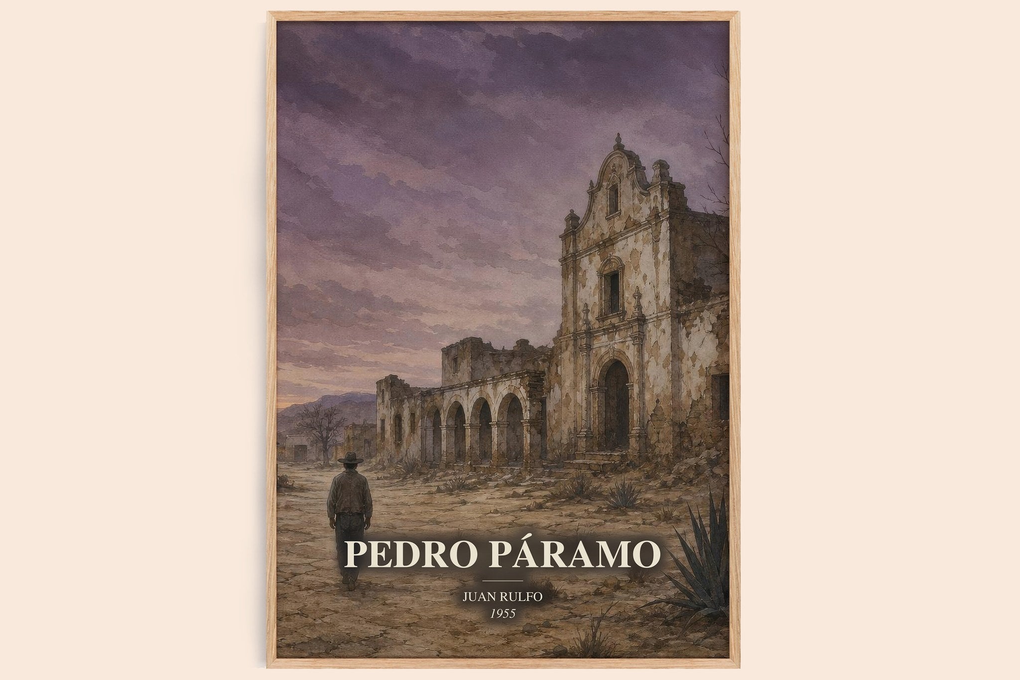Pedro Páramo Book Watercolour Illustration by Juan Rulfo