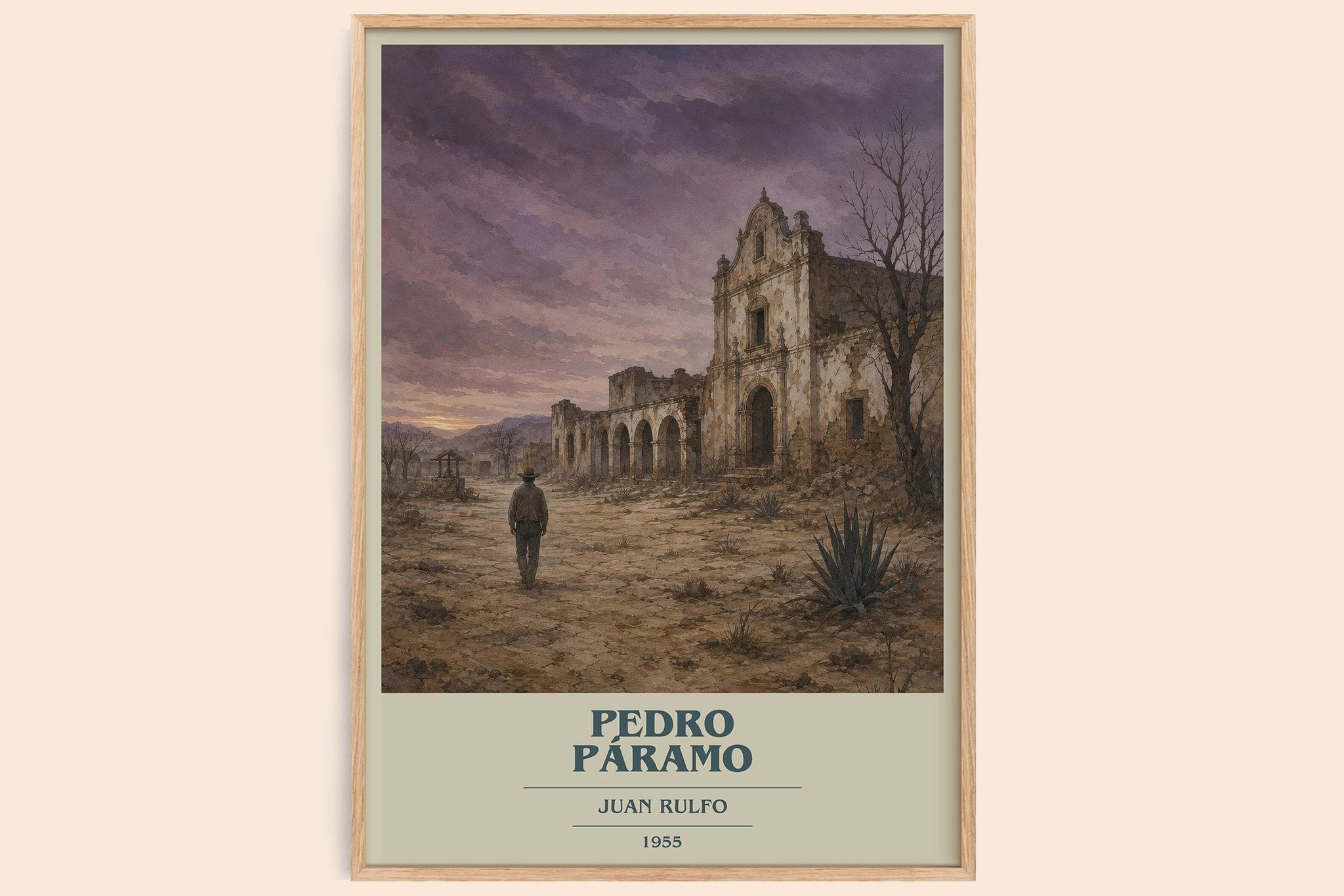 Pedro Páramo Book Cover Poster by Juan Rulfo