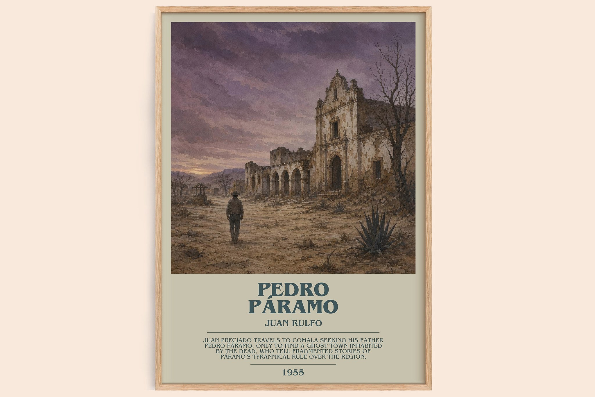 Pedro Páramo Bookish Wall Art by Juan Rulfo