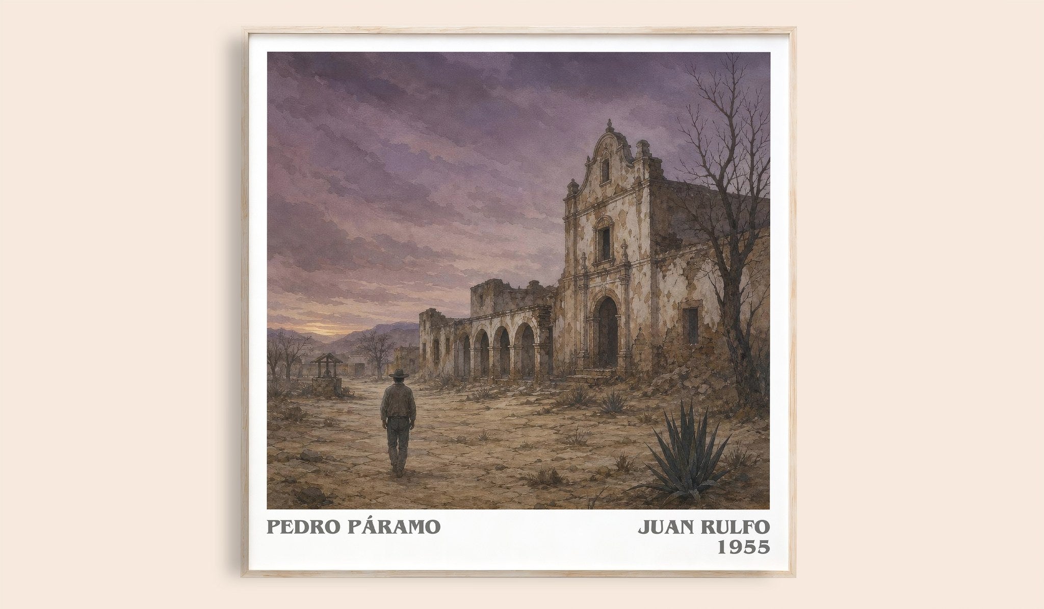 Pedro Páramo Literary Art Print by Juan Rulfo