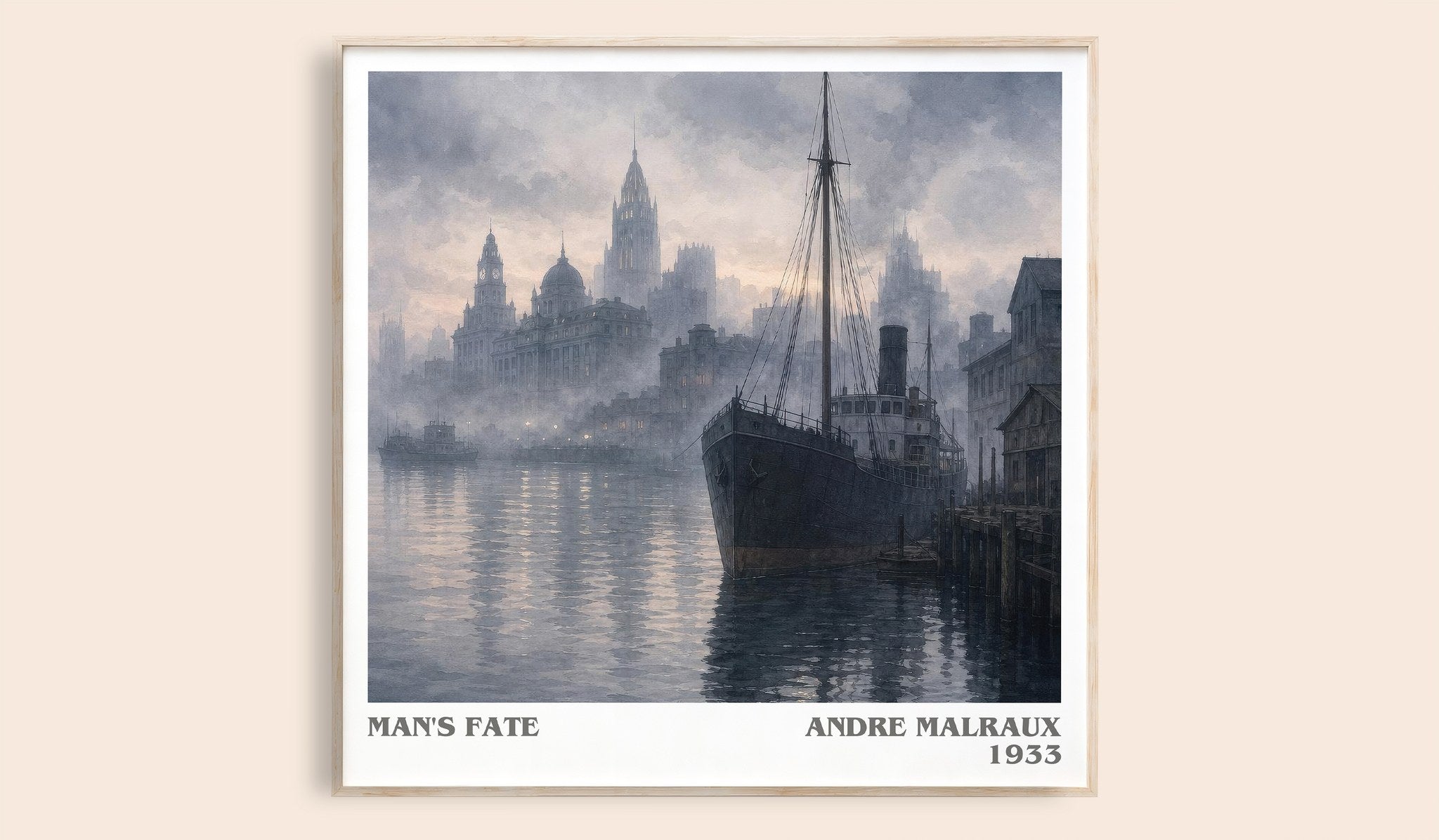 Man's Fate Literary Art Print by Andre Malraux