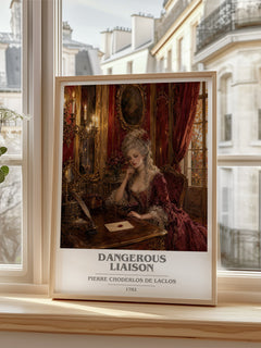 Dangerous Liaison book cover poster colour and style options – Pierre Choderlos de Laclos book art