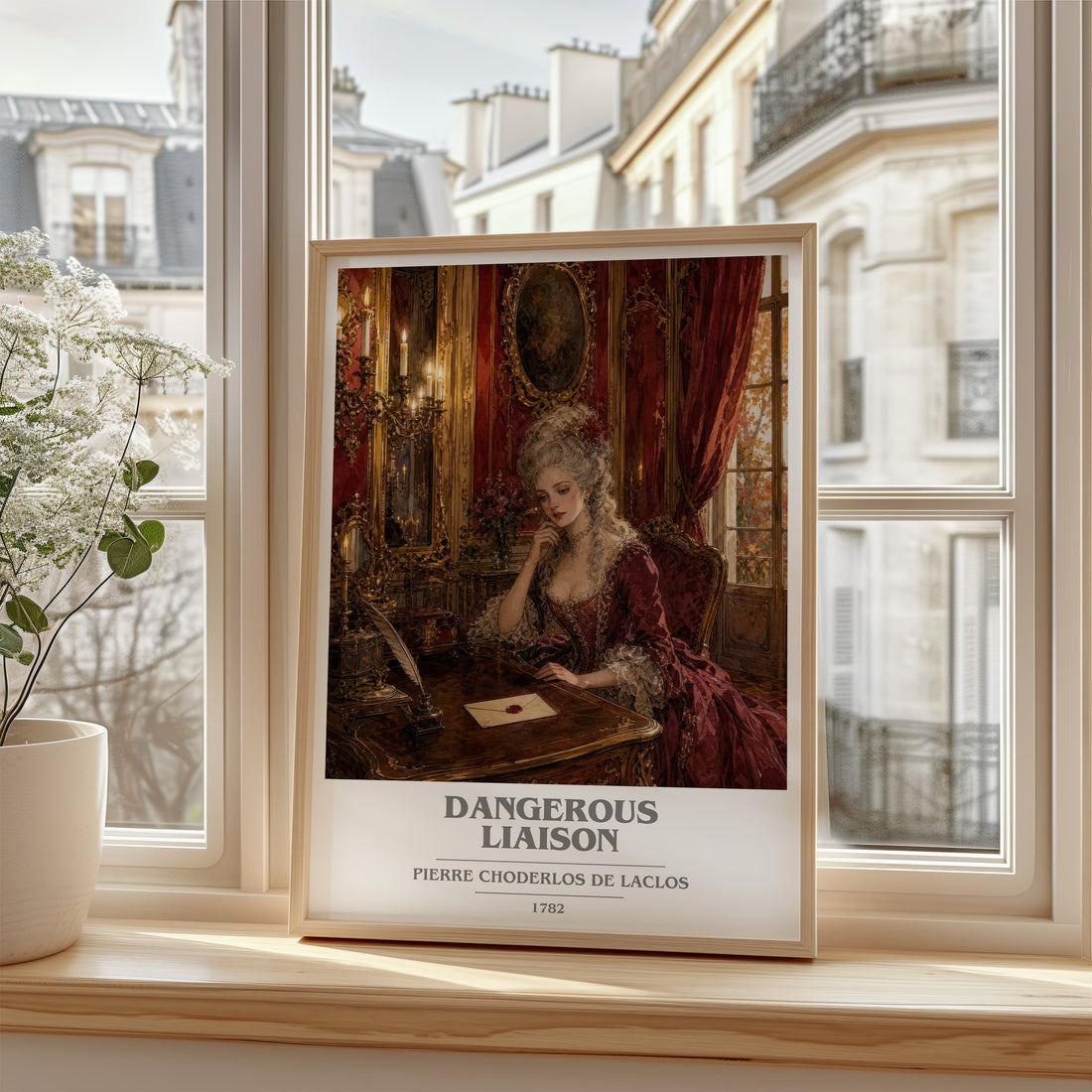 Dangerous Liaison book cover poster colour and style options – Pierre Choderlos de Laclos book art