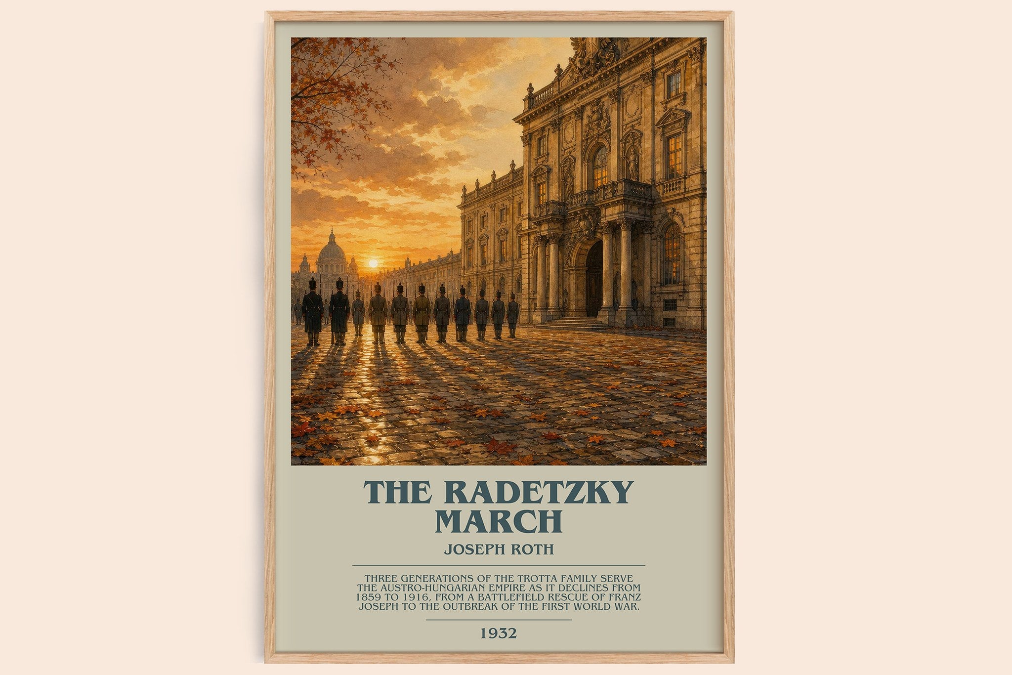 The Radetzky March Bookish Wall Art by Joseph Roth