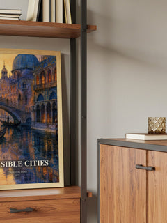 Invisible Cities book watercolour illustration paper finish options – matte satin gloss