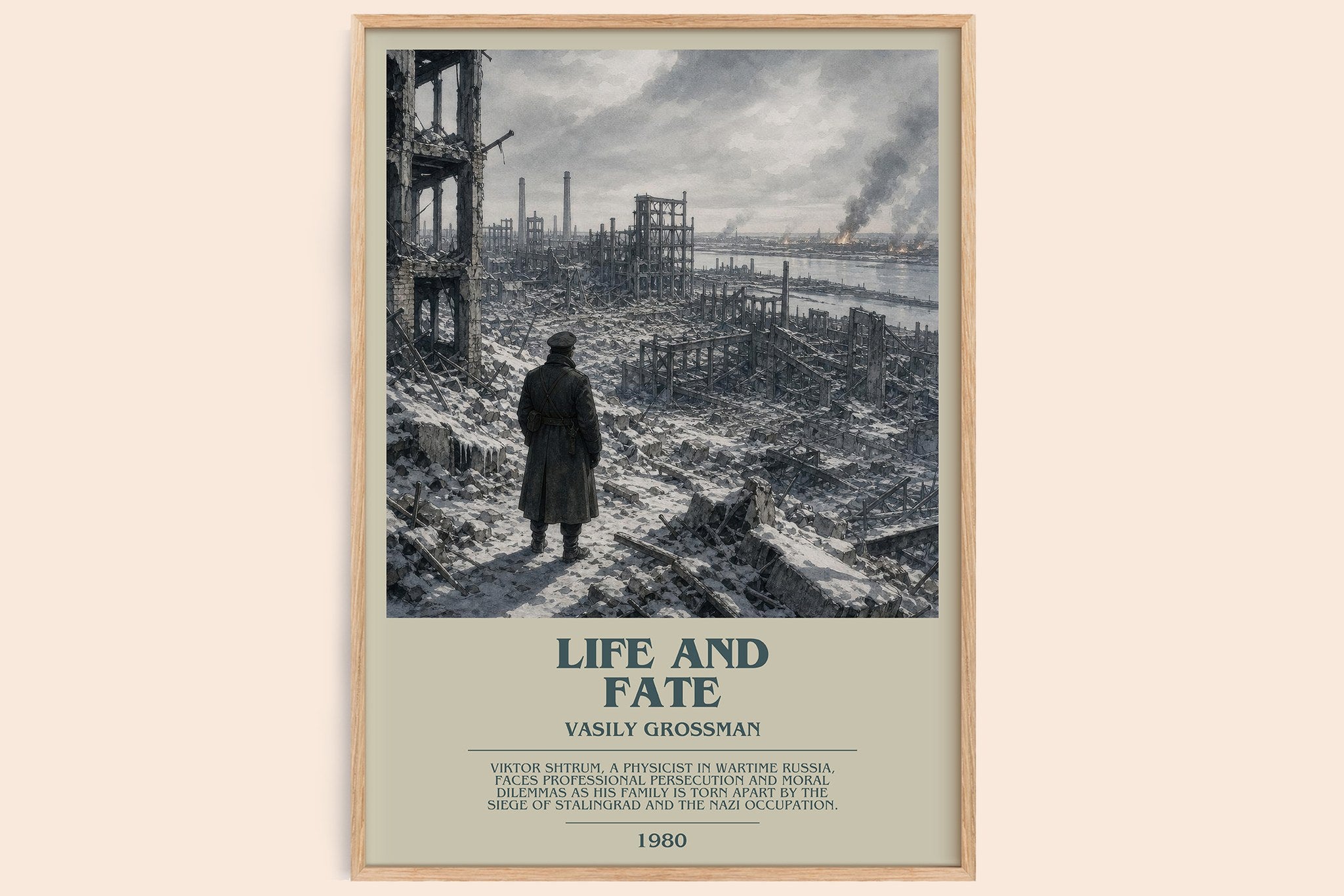 Life and Fate Bookish Wall Art by Vasily Grossman