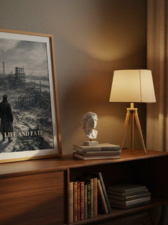 Life and Fate watercolour print on bookshelf – Vasily Grossman fan gift