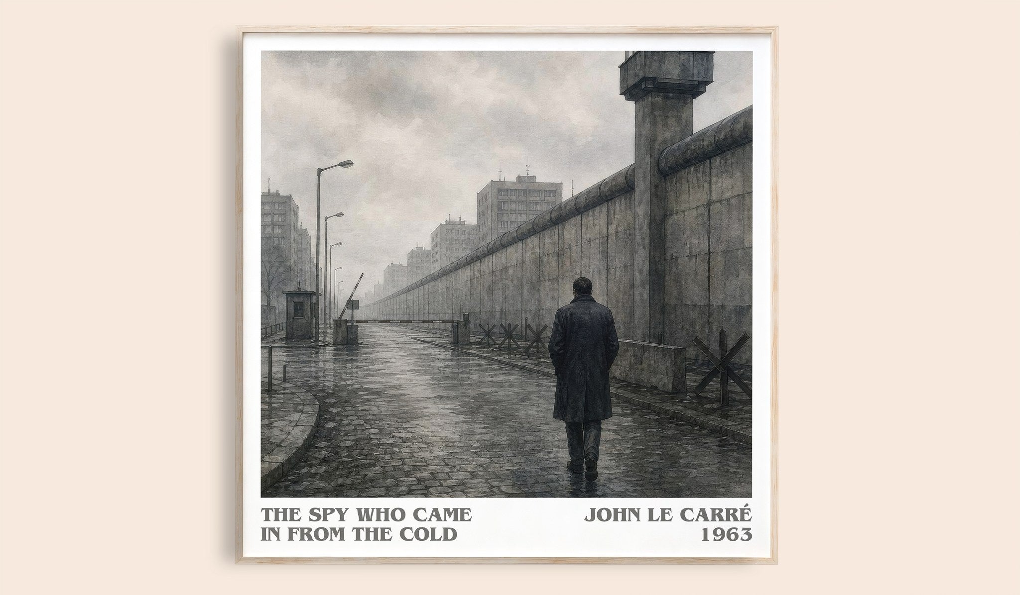 The Spy Who Came in From the Cold Literary Art Print by John le Carré
