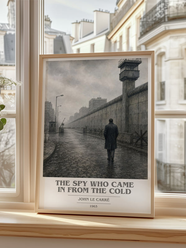 The Spy Who Came in From the Cold book cover poster colour and style options – John le Carré book art