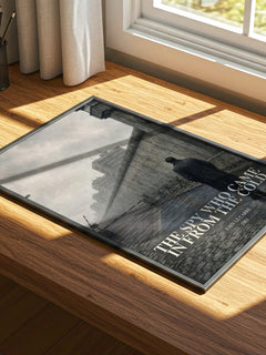 The Spy Who Came in From the Cold watercolour book poster framed on wall – thriller wall art