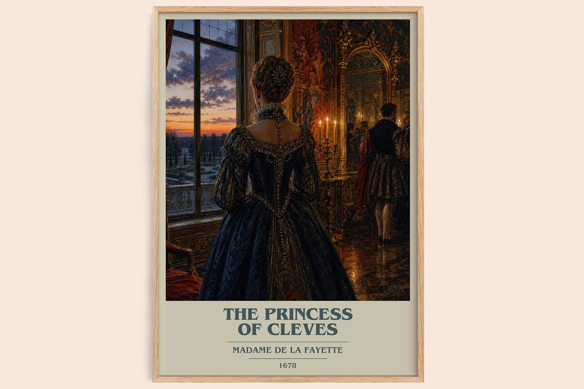 The Princess of Cleves Book Cover Poster by Madame de La Fayette