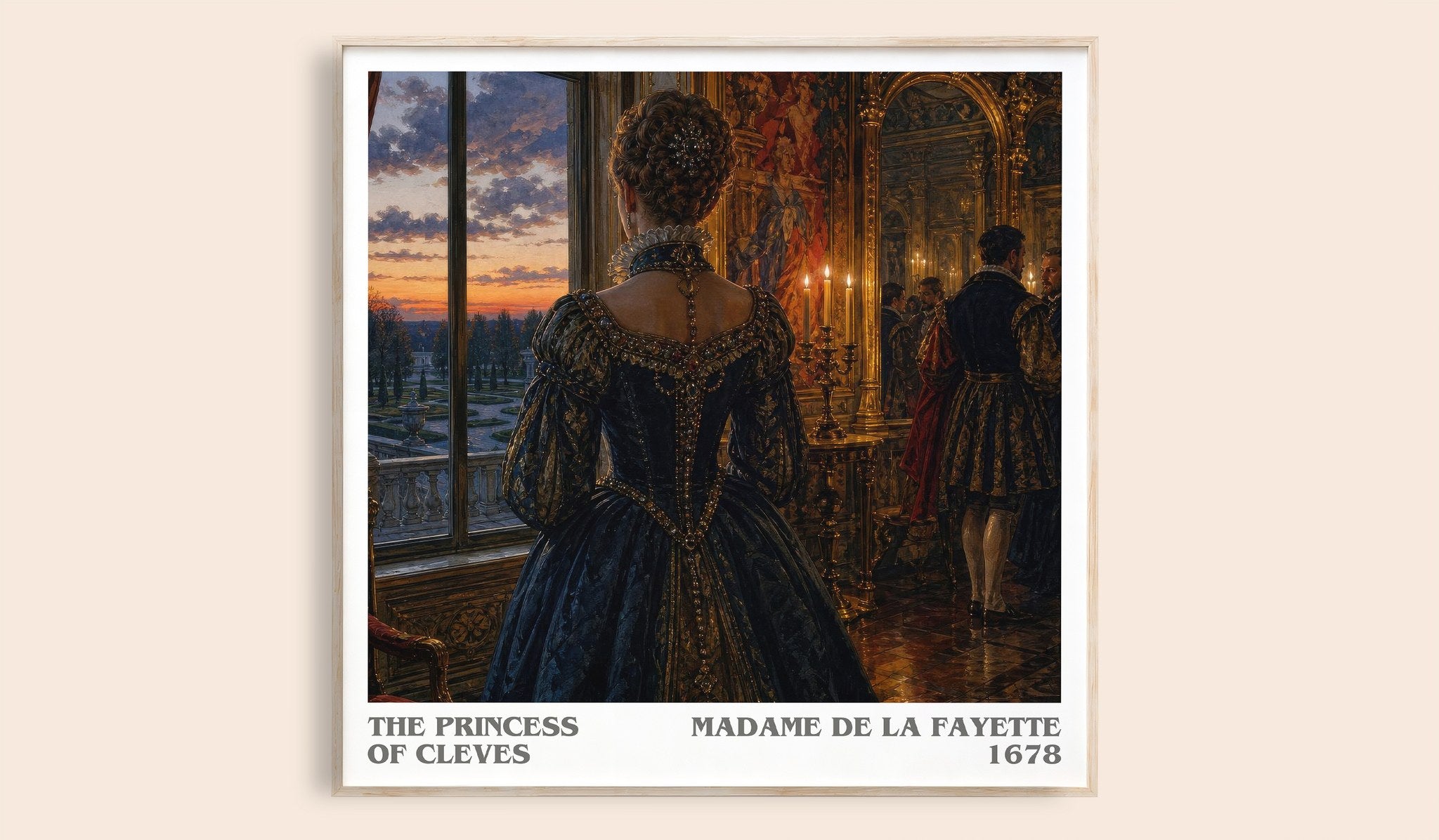 The Princess of Cleves Literary Art Print by Madame de La Fayette