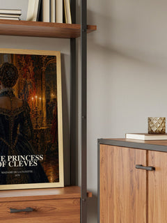 The Princess of Cleves book watercolour illustration paper finish options – matte satin gloss