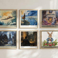 The Posthumous Memoirs of Bras Cubas literary print in frame leaning in hallway – satire wall art