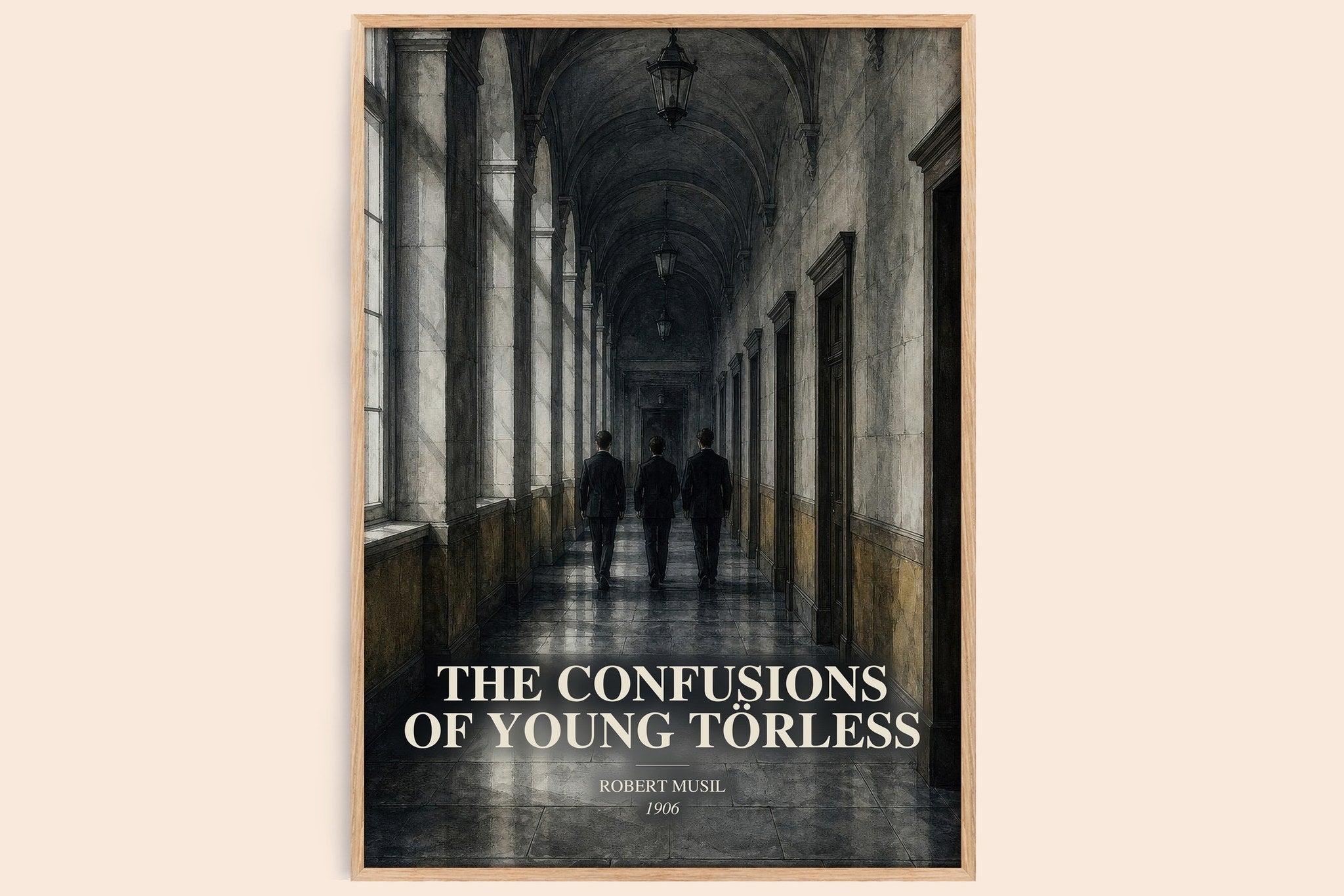 Confusions of Young Törless Book Watercolour Illustration by R. Musil
