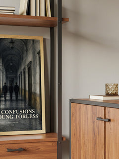 The Confusions of Young Törless book watercolour illustration paper finish options – matte satin gloss