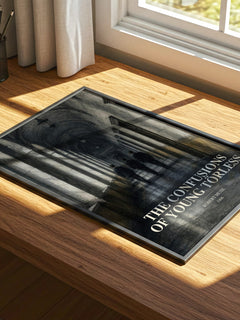 The Confusions of Young Törless watercolour book poster framed on wall – literary fiction wall art