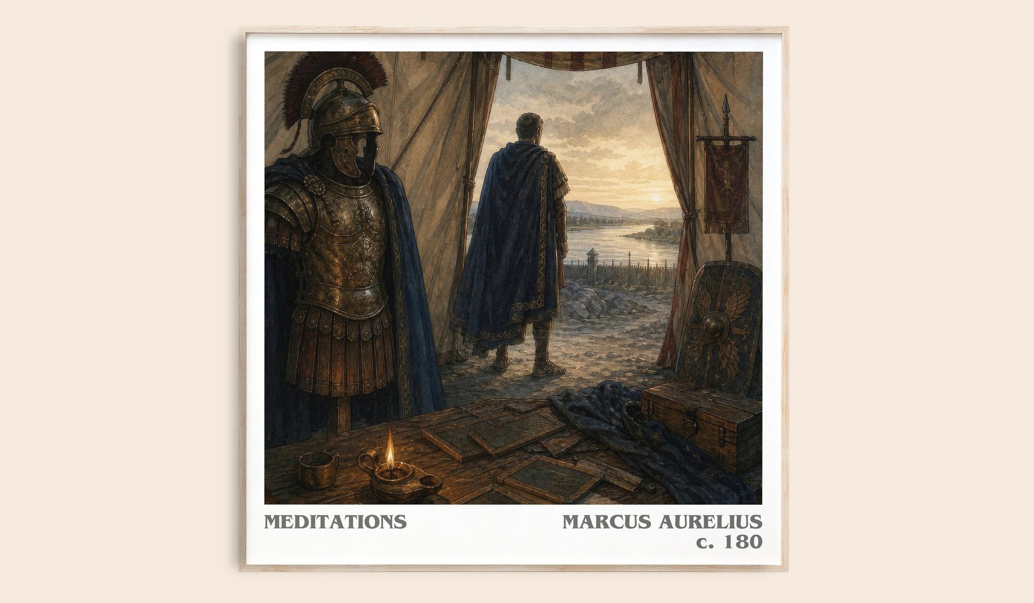 Meditations Literary Art Print by Marcus Aurelius