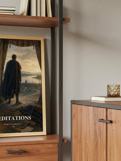 Meditations book watercolour illustration paper finish options – matte satin gloss