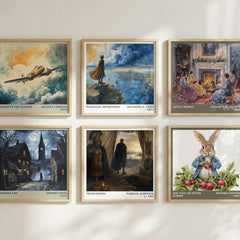 Meditations literary print in frame leaning in hallway – philosophy wall art