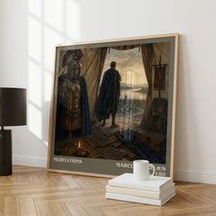 Meditations literary art print colour and style options – Marcus Aurelius book art